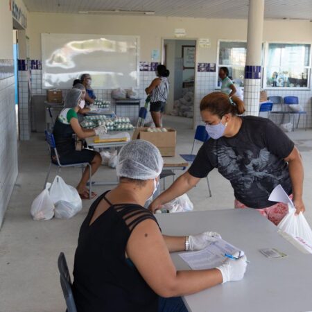 Prefeitura realizou de 9 a 12 de junho, a segunda etapa de entrega dos kits alimentação escolar
