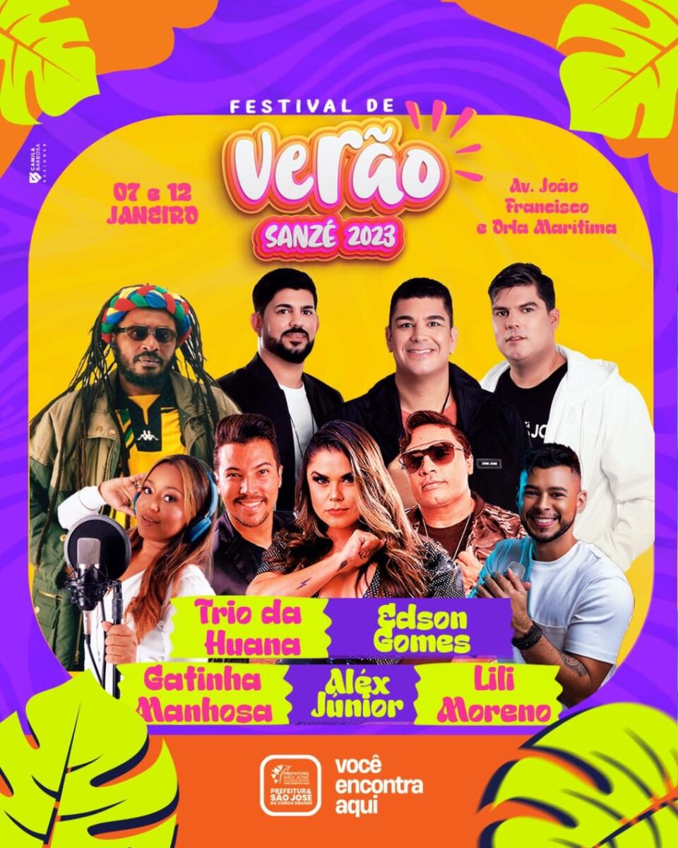 Seu verão vai ferver! 🔥 Vem aí #FestivaldeVerãoSanzé