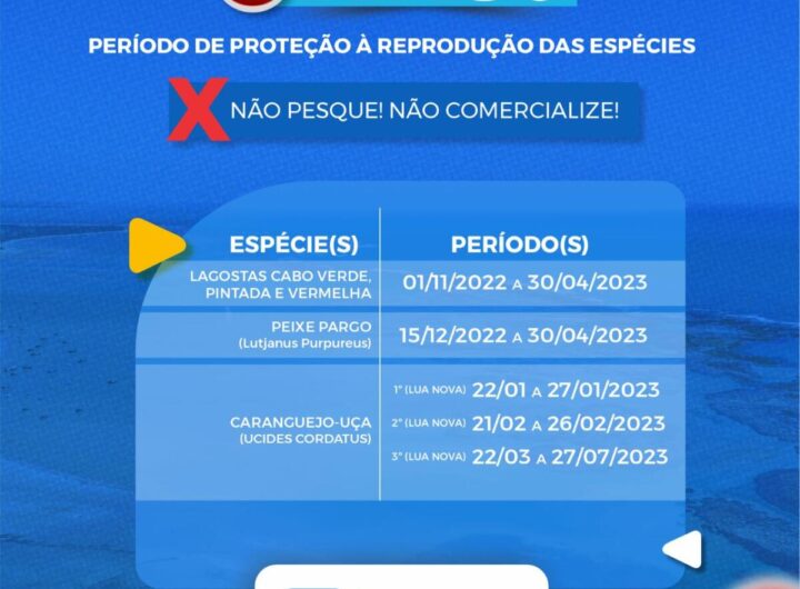 Secretaria de Meio Ambiente de São José da Coroa Grande, auxiliando na manutenção do estoque pesqueiro